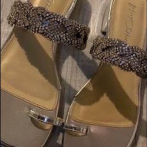 Betsy Johnson Silver Stylish Sandals